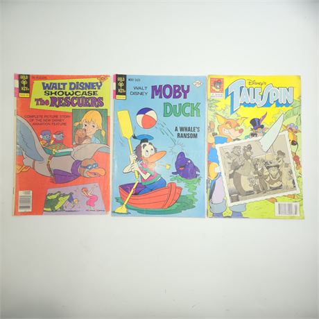 1970's Walt Disney Comic Books, Lot of 3