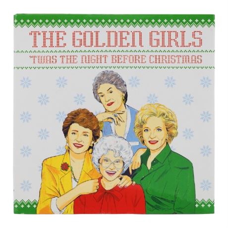 The Golden Girls 'Twas The Night Before Christmas Parody Hardcover Book