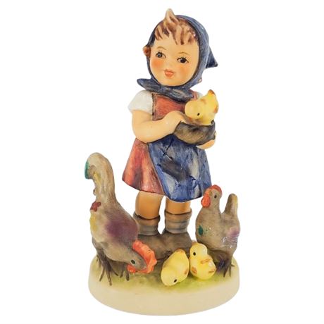 Vintage Goebel Hummel "Feeding Time" W. Germany Figurine