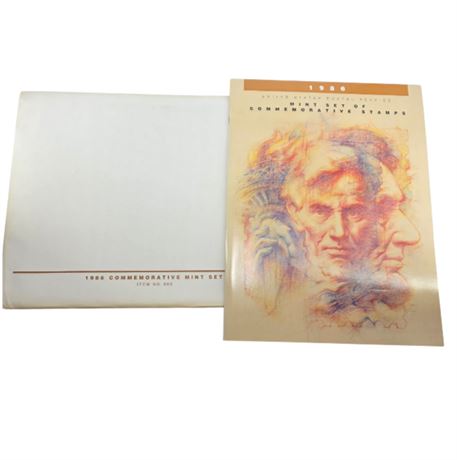 1986 Commemorative Mint Set Stamp Collection - Complete