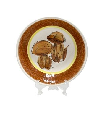Vtg Mushroom Ceramic Bowl - Japan