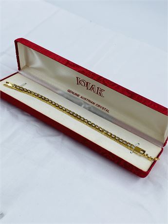 Vintage Jojak Austrian Crystal Bracelet