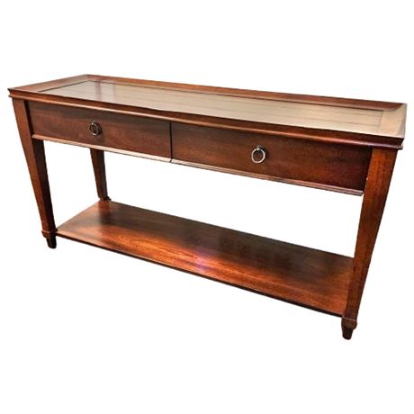 Hammary Sunset Valley Rich Mahogany Veneer Sofa Table