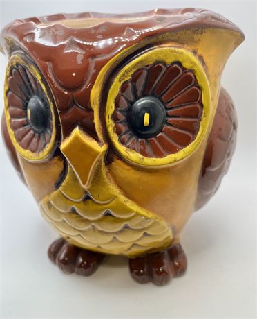 70’s owl cookie jar
