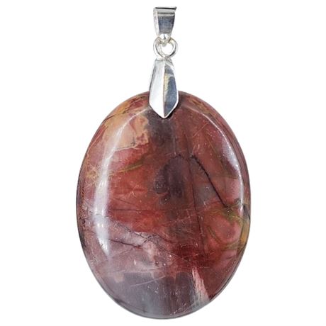 Large Cherry Creek Jasper Stone Pendant