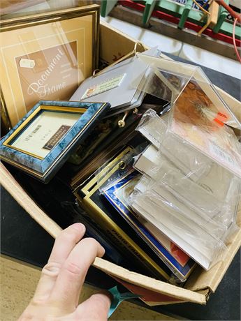 Picture Frames Box Lot
