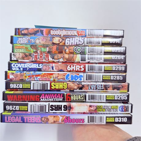 10 New XXX DVDs