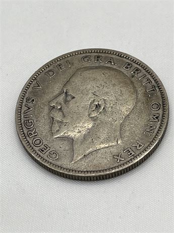 1389g Great Britain half crown silver coin