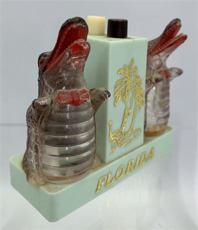 3 Sets of Vintage Novelty Florida Travel Souvenir Salt & Pepper Shakers