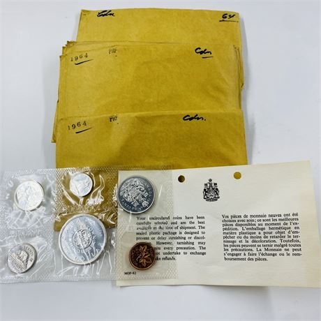 10 - 1964 Canada Proof Like Sets