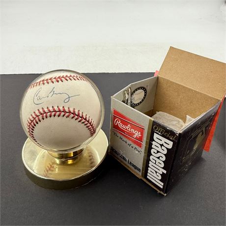Carlos Baerga Signed Baseball