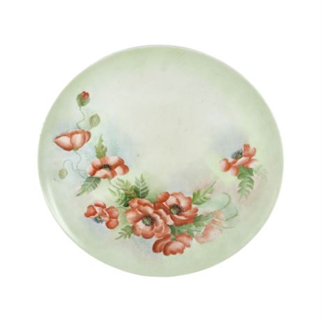 Porcelain Hand Painted Floral Platter