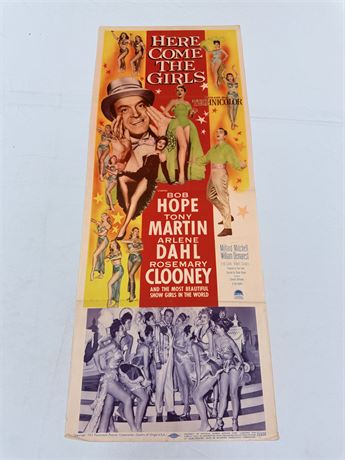 Here Come The Girls Original 14x36” Movie Poster