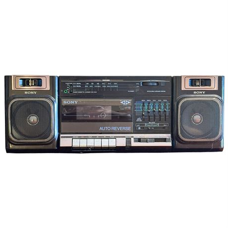 Vintage Sony CFS-1010 Radio Cassette-Corder Boom Box
