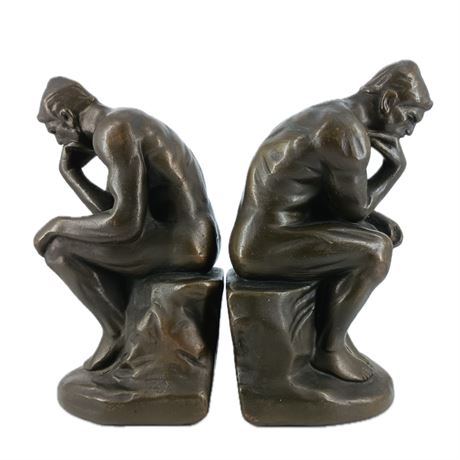 Vintage "The Thinker" Bookends