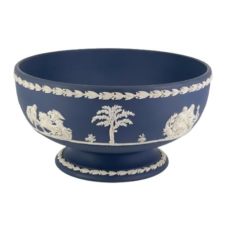 Wedgwood Imperial Blue Pedestal Bowl
