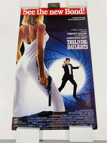 The Living Daylights Original Movie Poster - Rolled