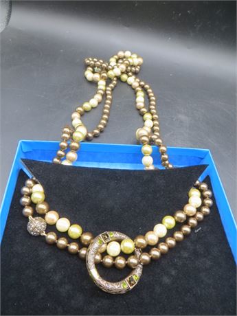 Heidi Daus Pearl Necklace NIB