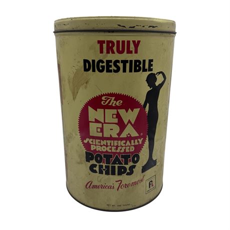Frito-Lay The New Era Scientifically Processed Potato Chips Can