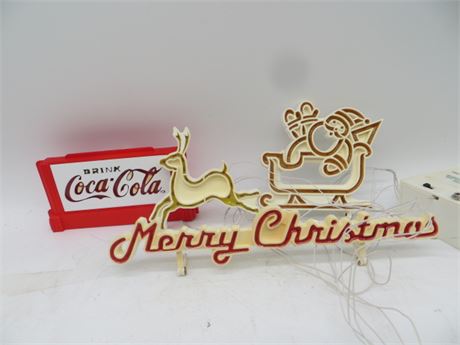Coke & Christmas Lights