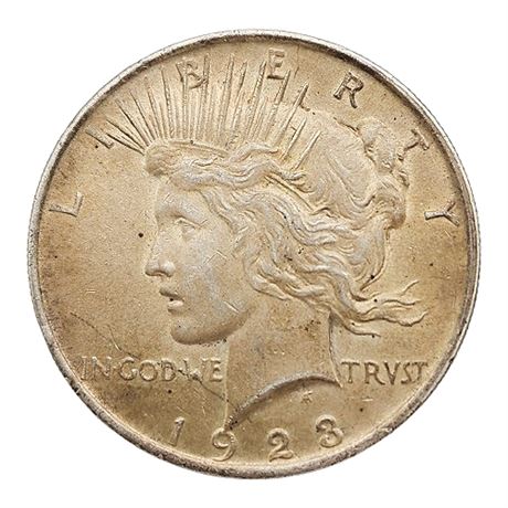 1923 Peace Silver Dollar