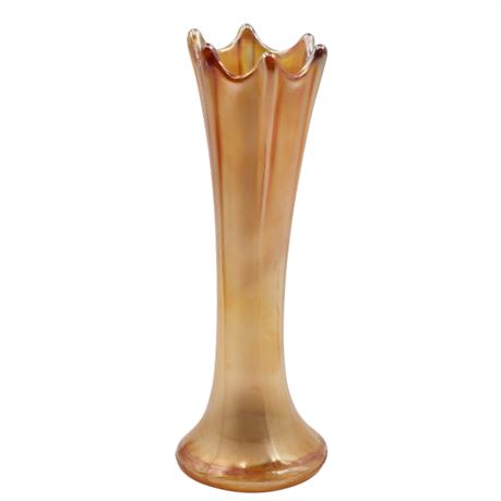 VTG Orange Opalescent Vase