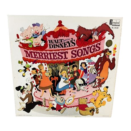 Walt Disney's Merriest Songs LP
