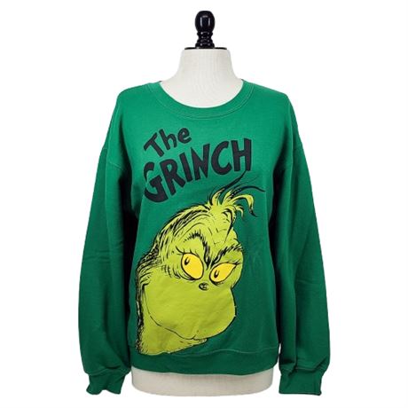 Size L (11-13) Dr. Seuss "How The Grinch Stole Christmas" Crewneck Sweatshirt