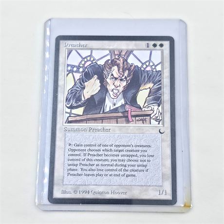 1994 Magic the Gathering card, Preacher