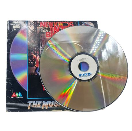 1989 New Kids on the Block "Hangin' Tough Live" Laserdisc