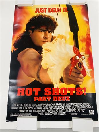 Hot Shots Part Deux Original DS 27x40 Movie Poster - Rolled