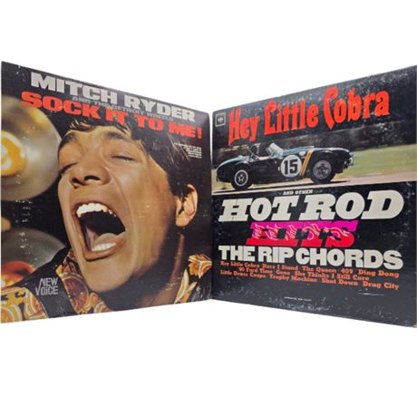Lot of Two VTG. Albums - Mitch Ryder & The Rip Chords