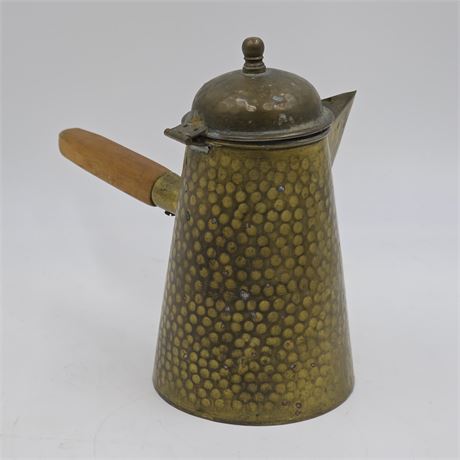 VTG Turkish Hammered Brass Coffee Pot