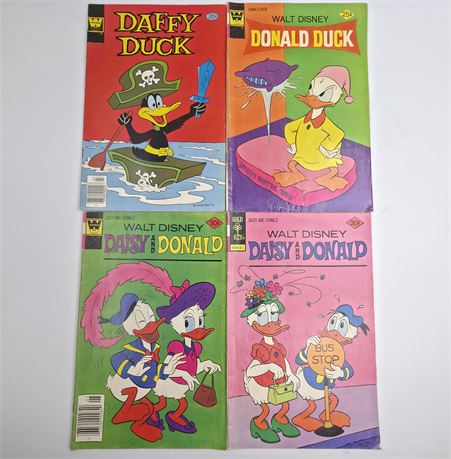 Vintage 1970s Walt Disney comic books