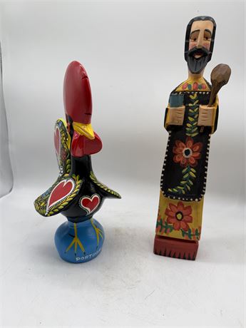 Rooster & San Pasqual Figures