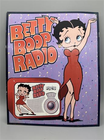 Betty Boop Tin Sign