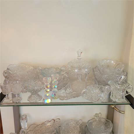 Large Crystal & Glass Lot #2