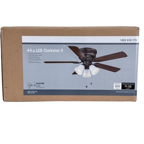 44" LED Clarkston II Light & Fan