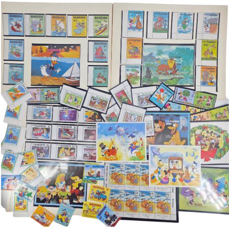 Huge Lot of VTG Disney Stamps