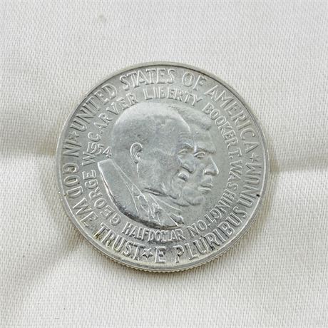 BU 1954-P George Washington Carver Half Dollar