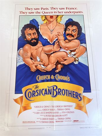 Cheech and Chong’s The Corsican Brothers Original 27x41 Movie Poster