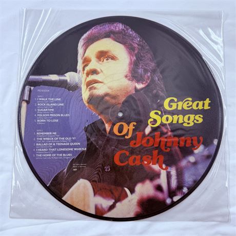 Johnny Cash Great Songs Vinyl Picture Disc