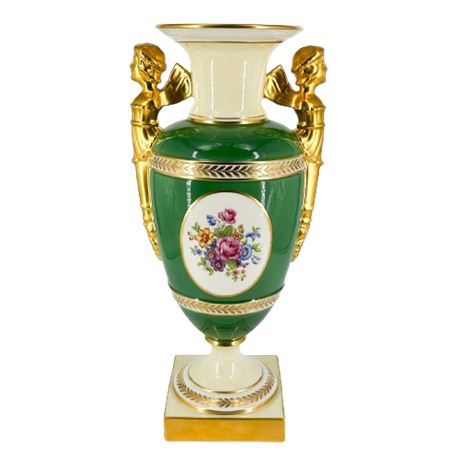 Large Lenox Porcelain Pedestal Urn Vase