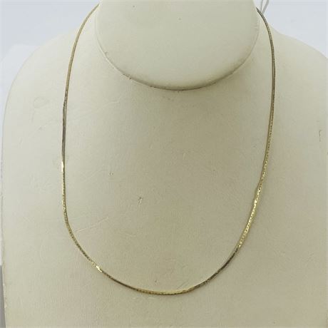 2.88g 14k Gold Necklace