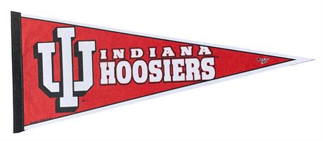 30” Wool Felt Indiana Hoosiers Football Pennant