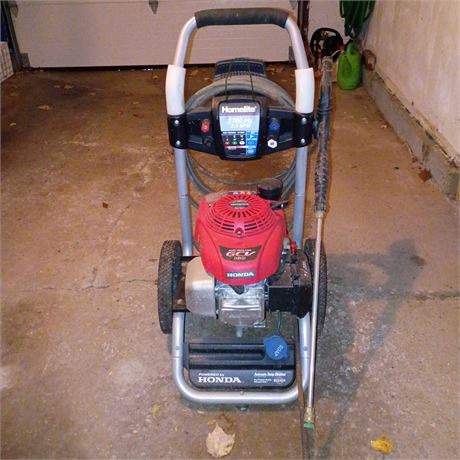 Homelite 2700 PSI Gas Pressure Washer – 2.3 GPM – Honda GCV160 Engine