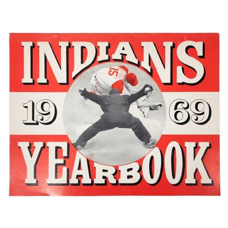 Vintage 1969 Cleveland Indians Yearbook