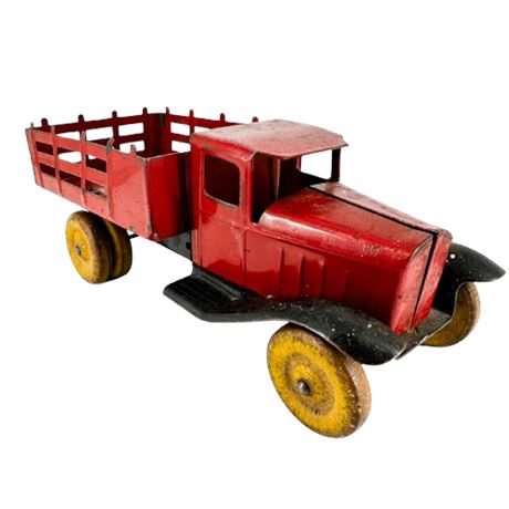 Early Tin Toy Delivery Truck