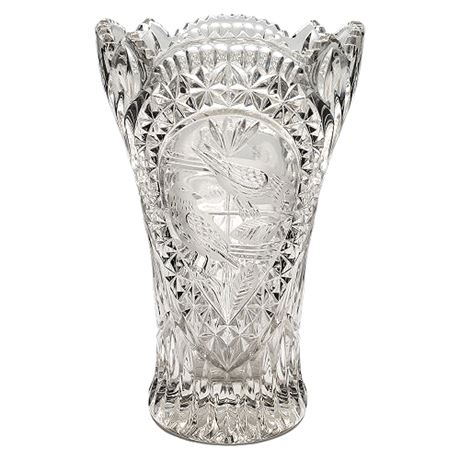 Hofbauer "The Byrdes Collection" 10 Inch Crystal Vase