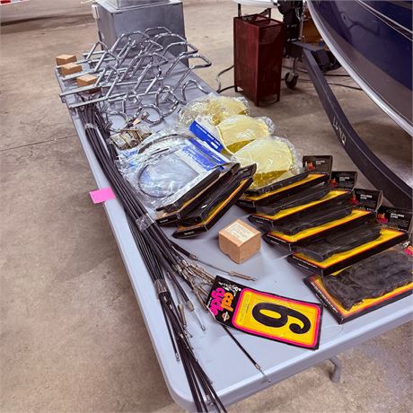 HUGE NOS Motorcycle Table Lot